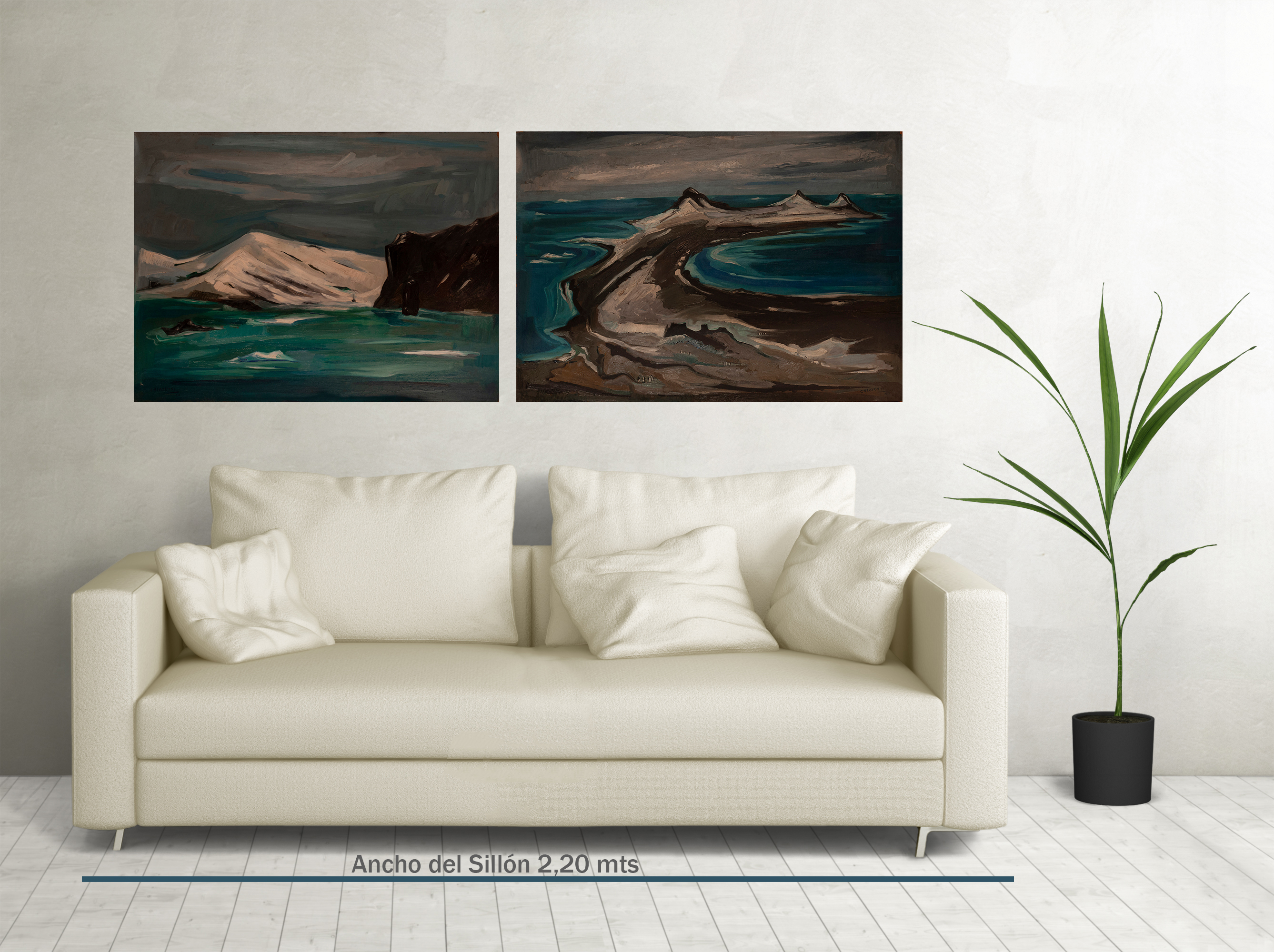 Living cuadro antartida 8